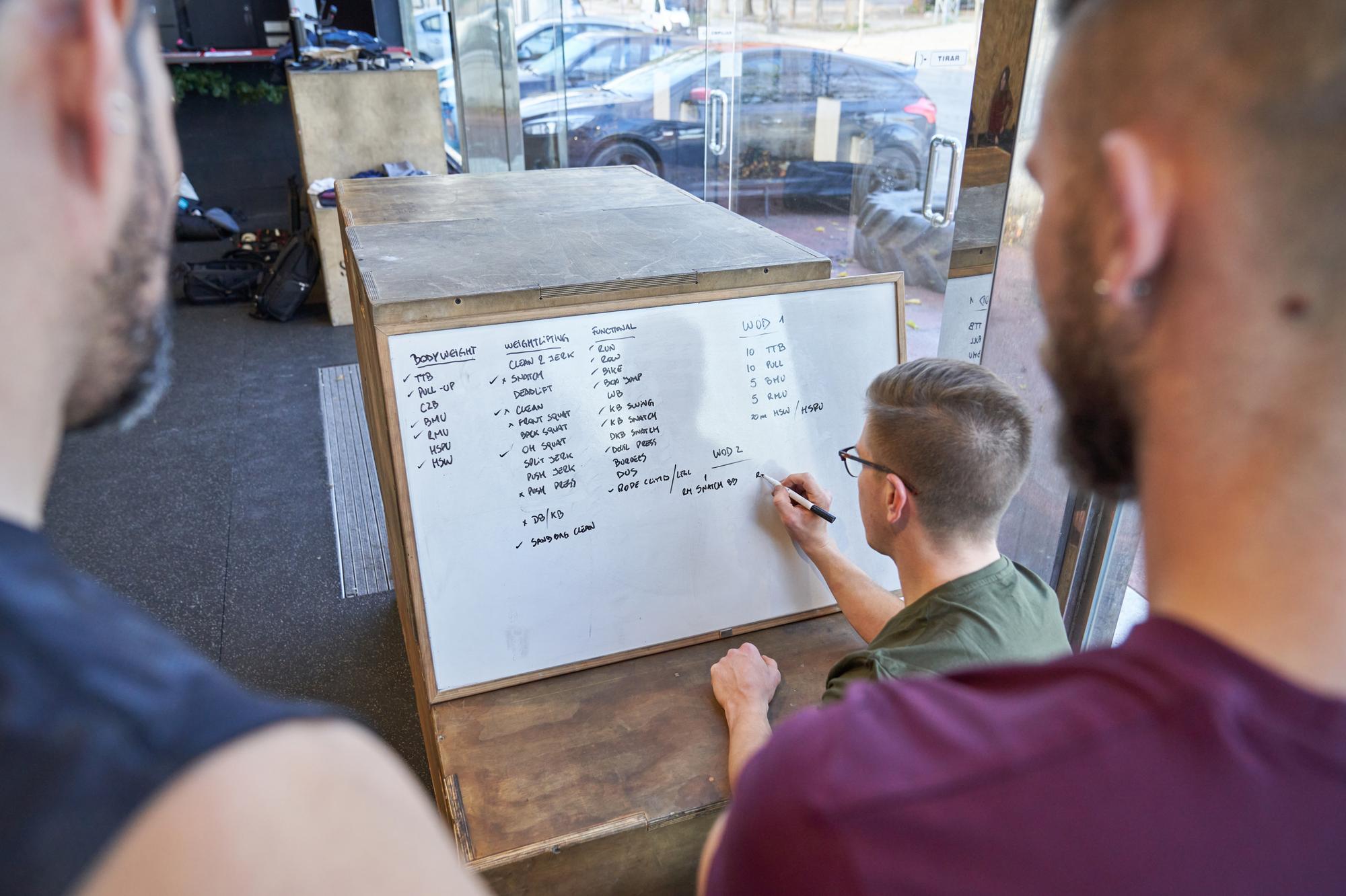 Pricing visual with workshop scene